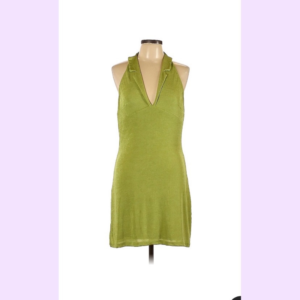 Peppermayo Green Mini Dress